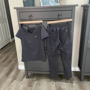 Xxs Charcoal Grey Figs Set Yola Bottoms and Catarina Top